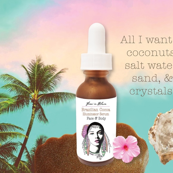 Brazilian Cocoa Illuminator Serum for Face and Body / Highlighting Glow - Picture 9 of 16